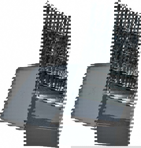 Drill Bit Set: Screw Machine Length Drill Bits, 29 Pc, 135 °, High Speed Steel